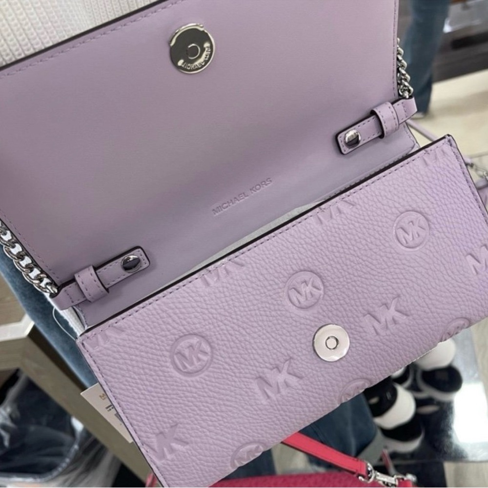 Michael Kors Lavender Carson Crossbody Bag